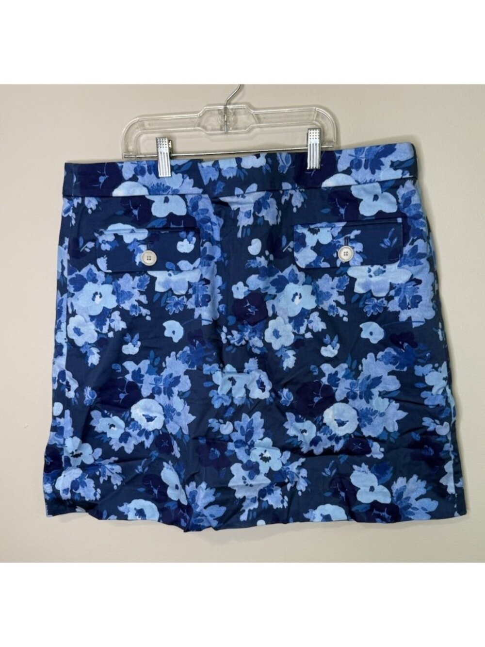 J. Crew Front Pocket Skirt in Watercolor Begonias Floral Print AJ879